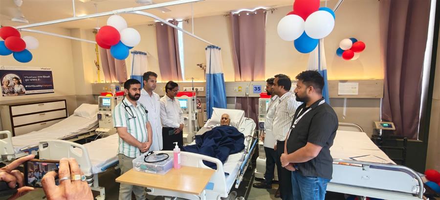 अल्फा चंडीगढ़ हॉस्पिटल में डायलसिस सेन्टर का शुभारंभ