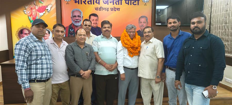 राज किशोर बने रानी लक्ष्मी देवी चंडीगढ़ के जिला अध्यक्ष