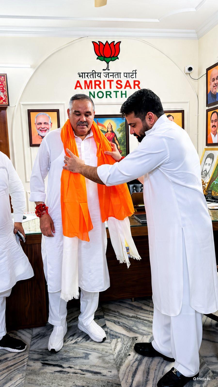 अक्षय शर्मा के घर मिलने पहुंचे विजय सांपला, चाय की चुस्कियों के साथ पंजाब के मुद्दों पर हुई चर्चा