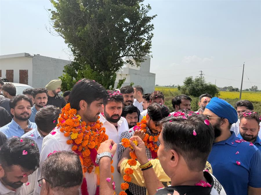 अक्षय शर्मा ने अमृतसर में पीयू काउंसिल प्रेसिडेंट अंकित बिधान का किया जोरदार स्वागत