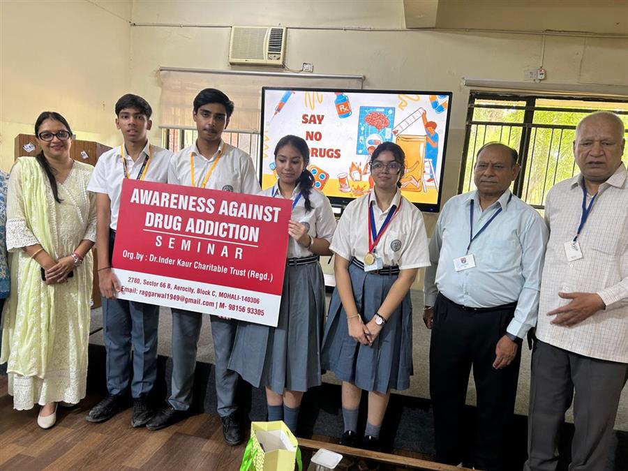 Awareness program against drug addiction amongst the youth organized in banyan tree school