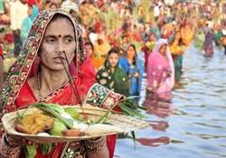 पारंपरिक विधि-विधान से की गई छठ पूजा