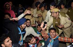 निर्भया कांड में इंडिया गेट पर प्रदर्शन