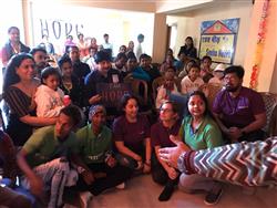 एक्टर अर्जुन  चक्रबोर्ती   और रोहिणी हाक ने कोलकाता में होप बी ~ लिट और कैन किड्स के कोलाबोरेशन को दिखाया सहयोग
