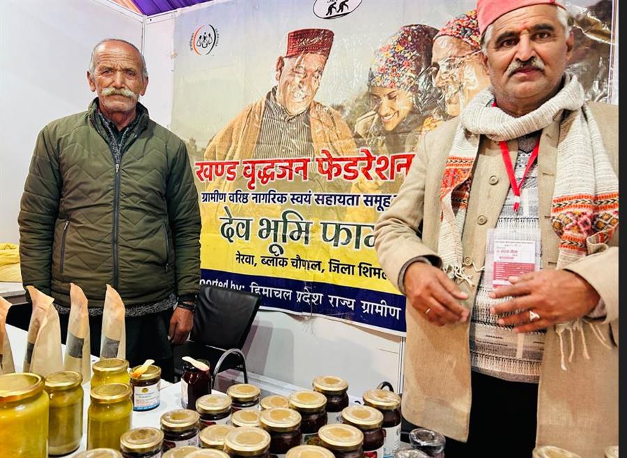 सरस मेले में बुजुर्गों और विकलांगों के सेल्फ हेल्प ग्रुप्स भी पेश कर रहे है मिसाल