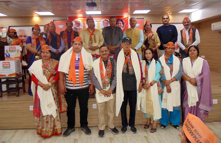 उत्तराखंड प्रकोष्ठ भाजपा, चंडीगढ़ ने घोषित किया ज़िला अध्यक्षों की सूची