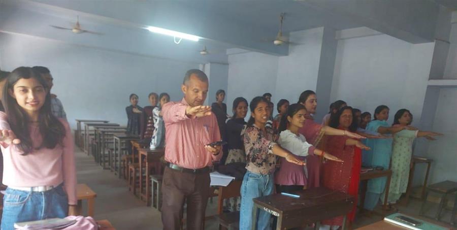 राजकीय महाविद्यालय कालका में इलेक्टोरल लिटरेसी क्लब की ओर से मतदाता जागरूकता कार्यक्रम का सफल आयोजन