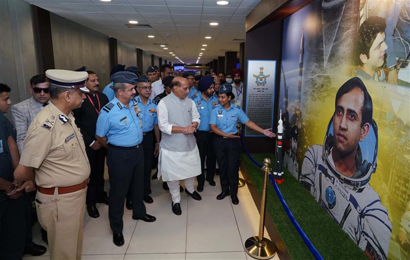Defence Minister, Rajnath Singh, Inaugurating the Indian Air Force Heritage Center and other development projects in Chandigarh