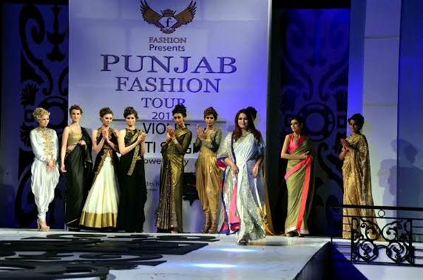 Punjab Fashion Tour 2015 held at CGA Mahima Chaudhary walks the ramp